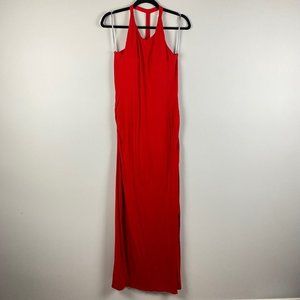 Athleta Serenity Maxi Dress Saffron Red Size Medium